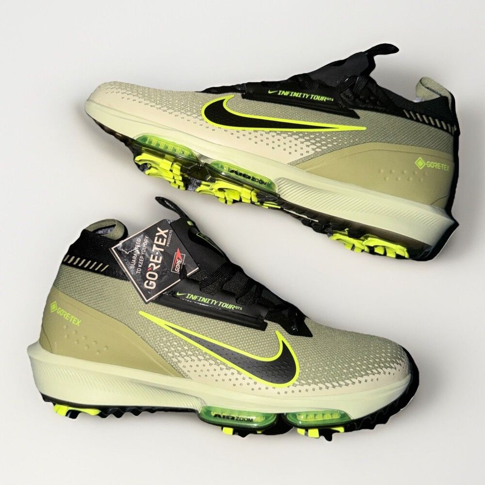 NEW Nike Infinity Tour Next% 2 GORE TEX Camo Green Golf Cleats FV4897-300 Mens